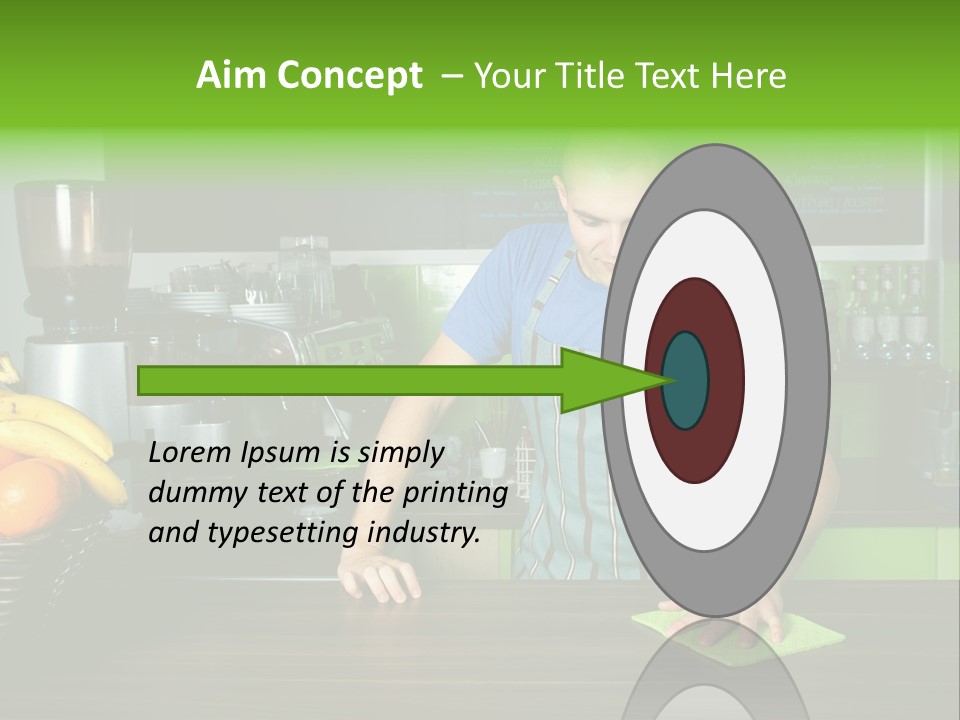 Portrait Job Sponge PowerPoint Template