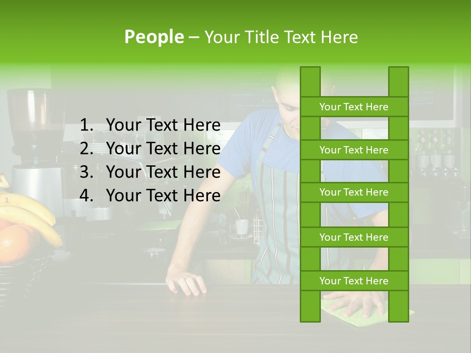 Portrait Job Sponge PowerPoint Template