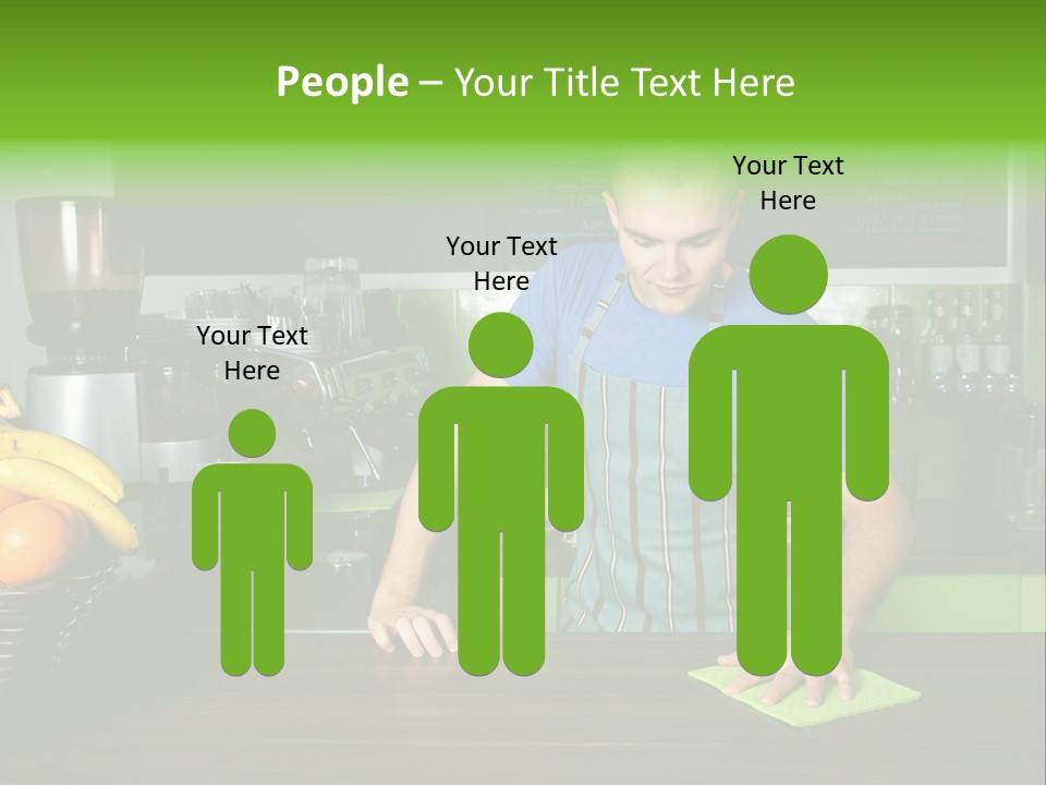 Portrait Job Sponge PowerPoint Template