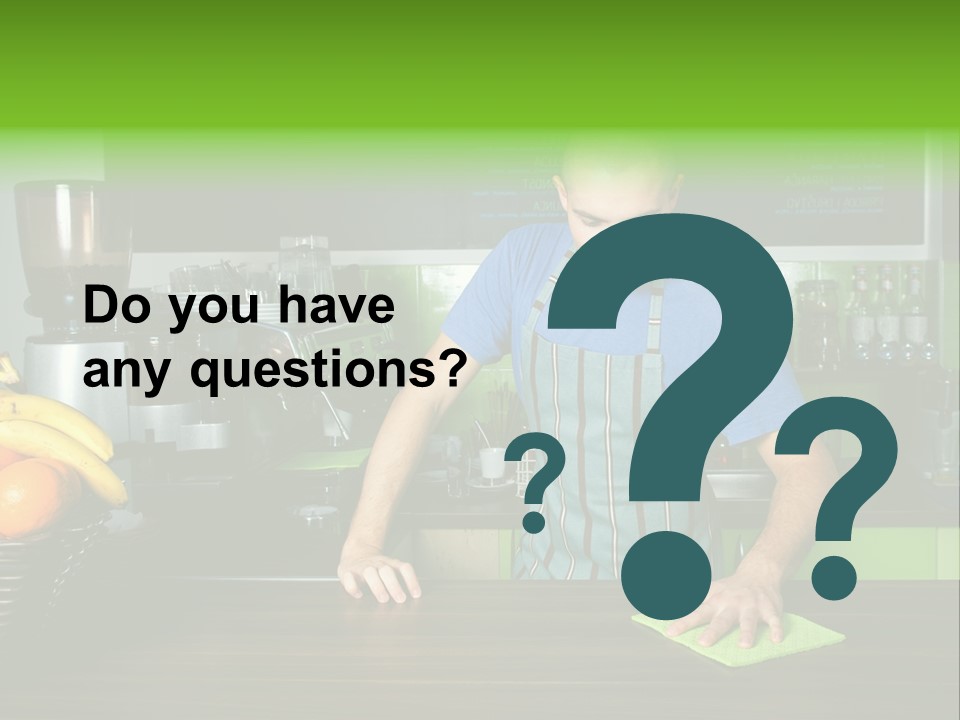 Portrait Job Sponge PowerPoint Template