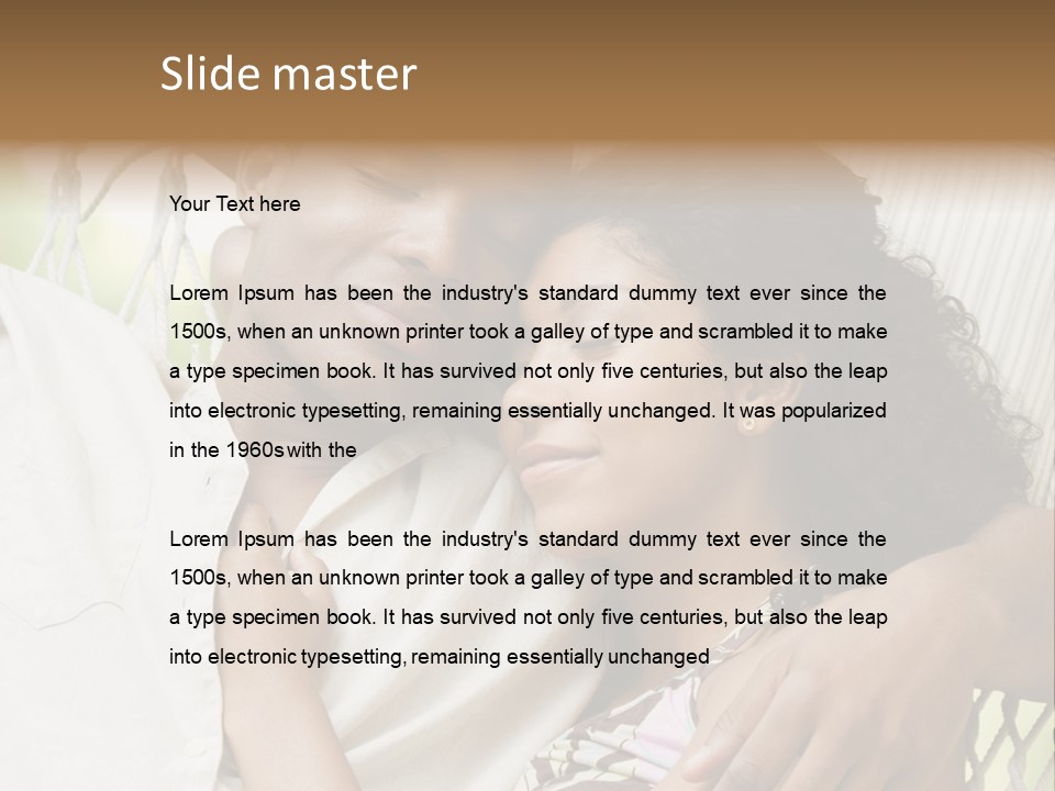 Sleeping Unconcerned Men And Women PowerPoint Template