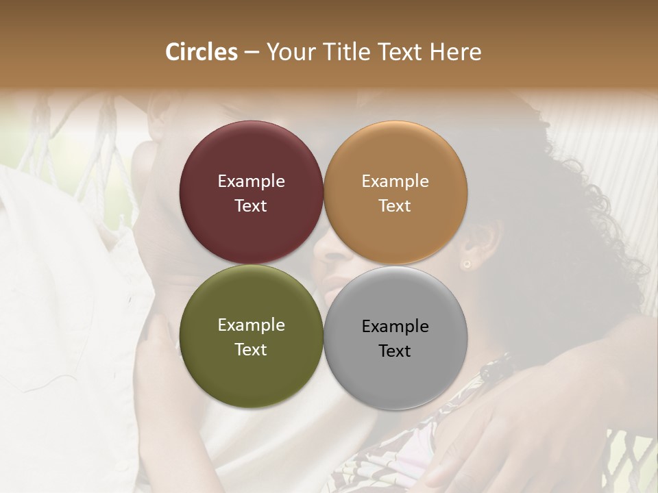 Sleeping Unconcerned Men And Women PowerPoint Template