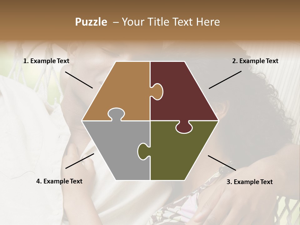 Sleeping Unconcerned Men And Women PowerPoint Template