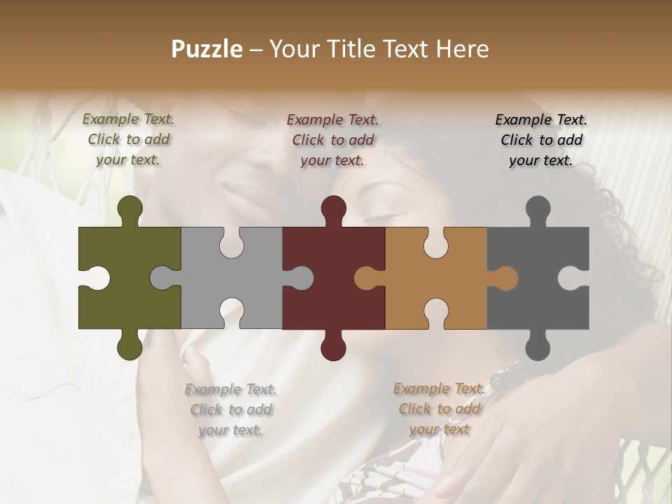 Sleeping Unconcerned Men And Women PowerPoint Template