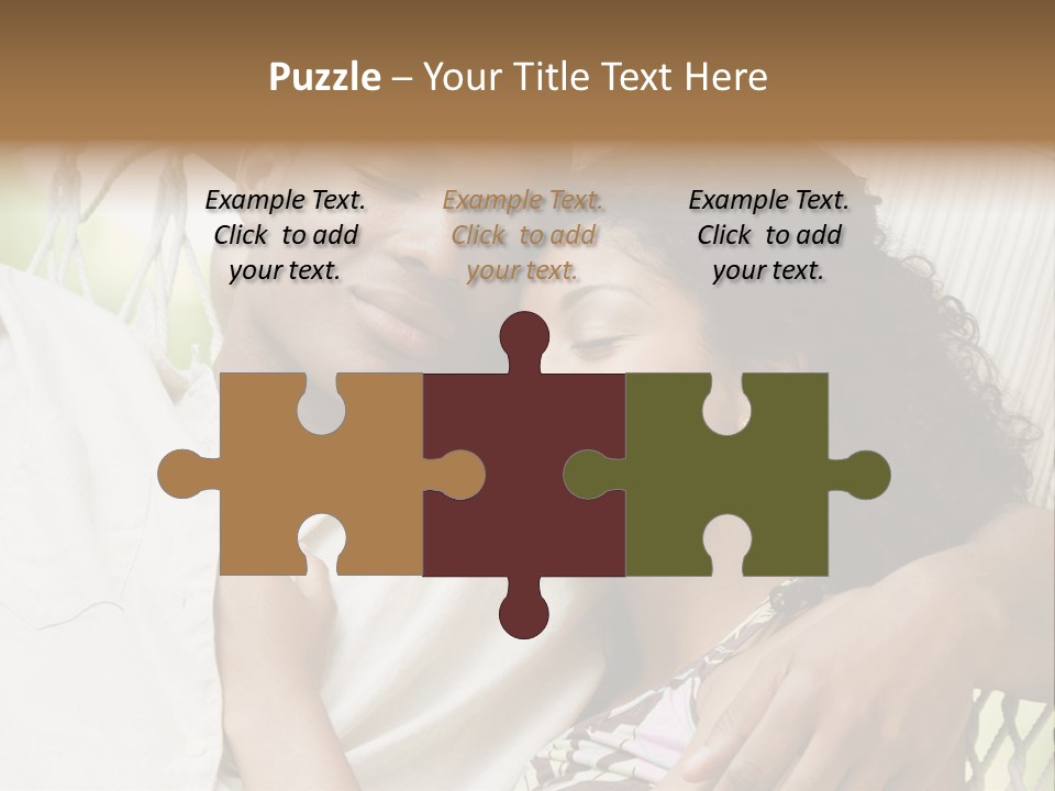 Sleeping Unconcerned Men And Women PowerPoint Template