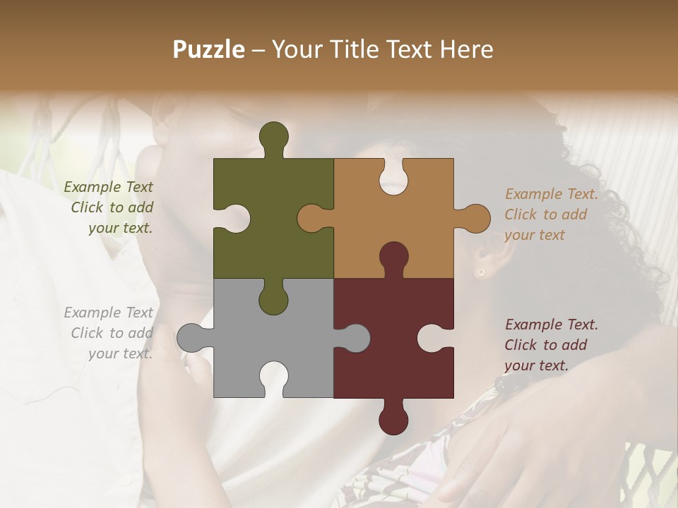 Sleeping Unconcerned Men And Women PowerPoint Template