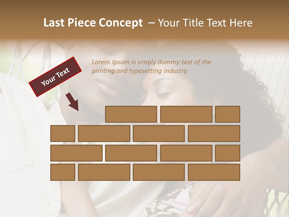 Sleeping Unconcerned Men And Women PowerPoint Template