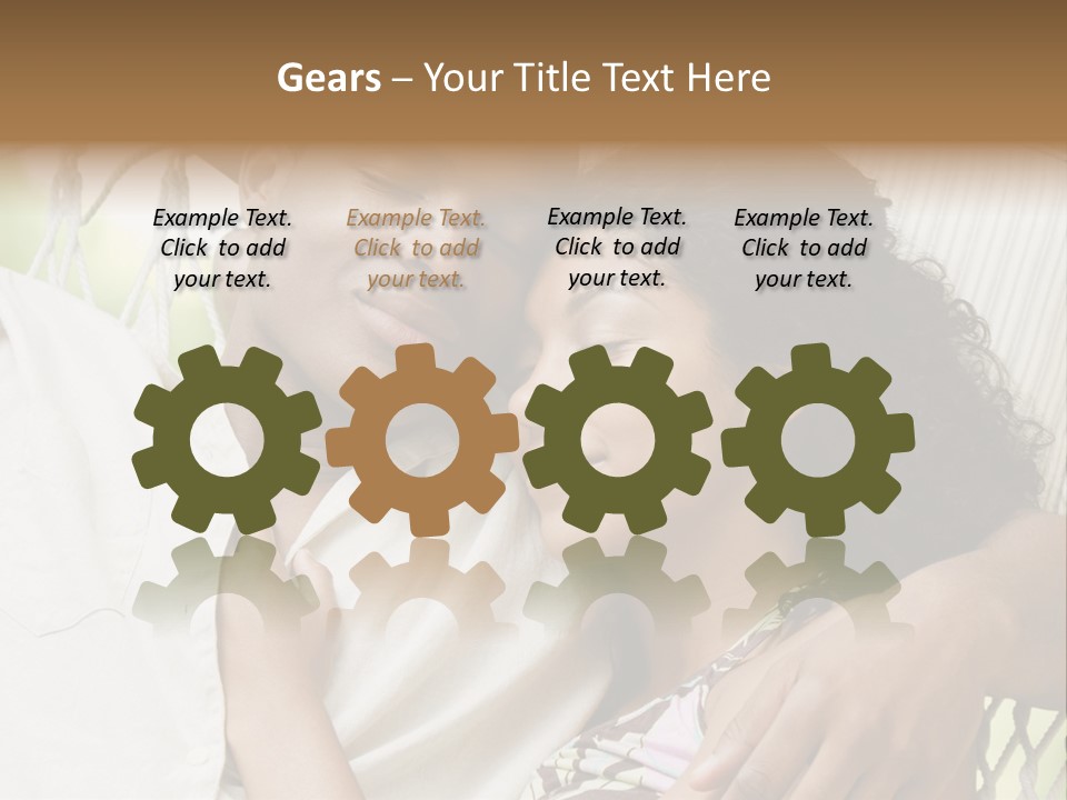 Sleeping Unconcerned Men And Women PowerPoint Template