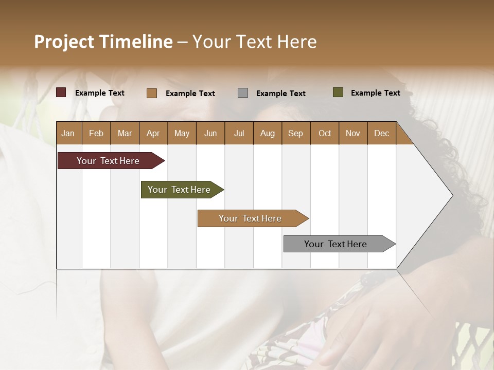 Sleeping Unconcerned Men And Women PowerPoint Template