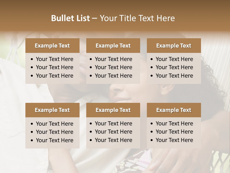 Sleeping Unconcerned Men And Women PowerPoint Template