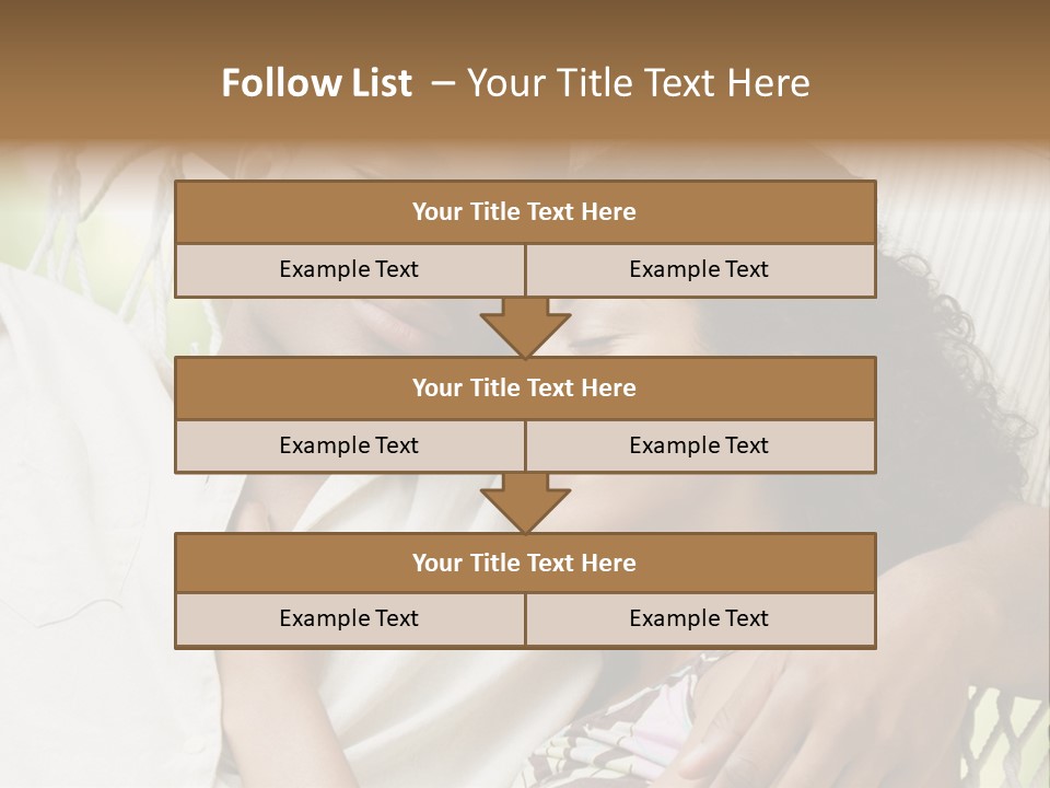 Sleeping Unconcerned Men And Women PowerPoint Template