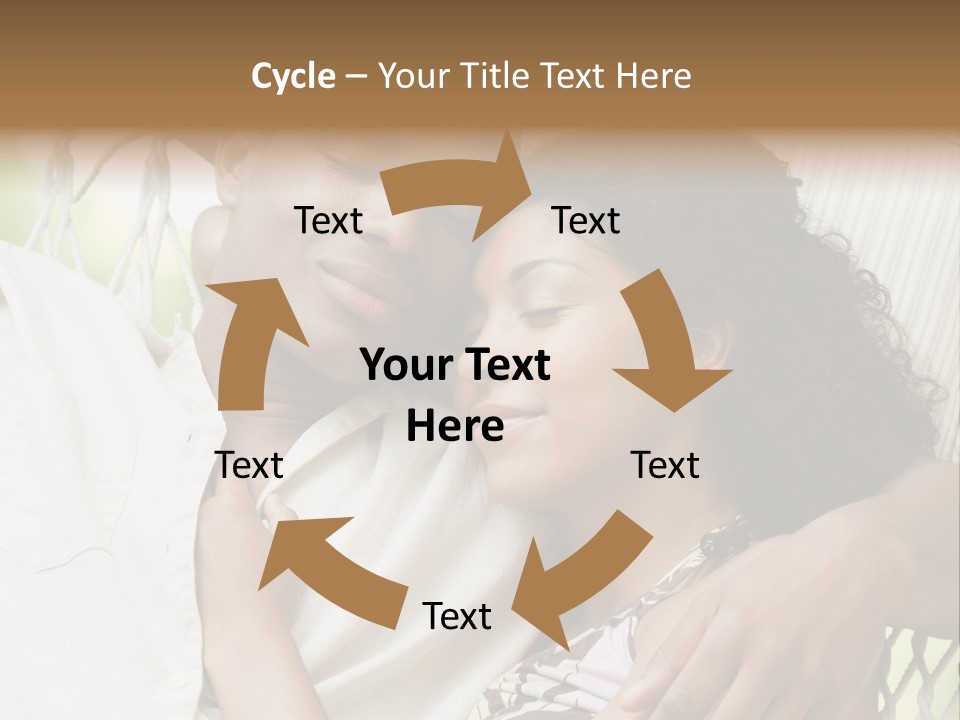 Sleeping Unconcerned Men And Women PowerPoint Template