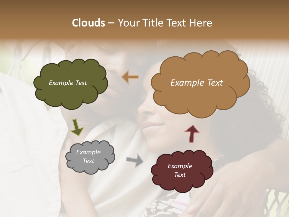 Sleeping Unconcerned Men And Women PowerPoint Template