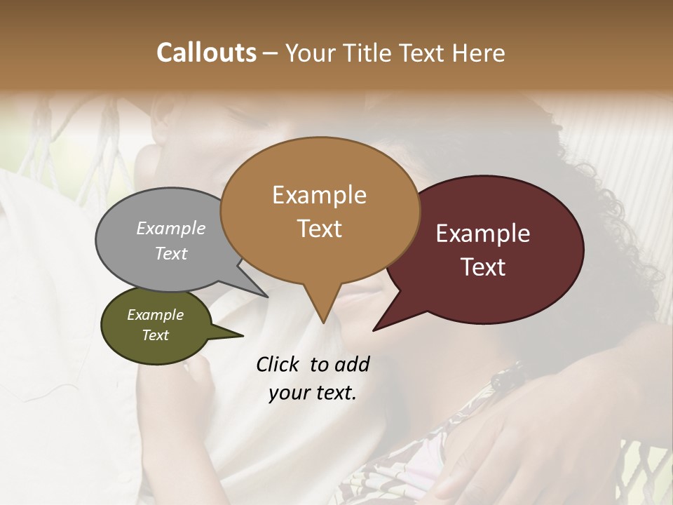 Sleeping Unconcerned Men And Women PowerPoint Template