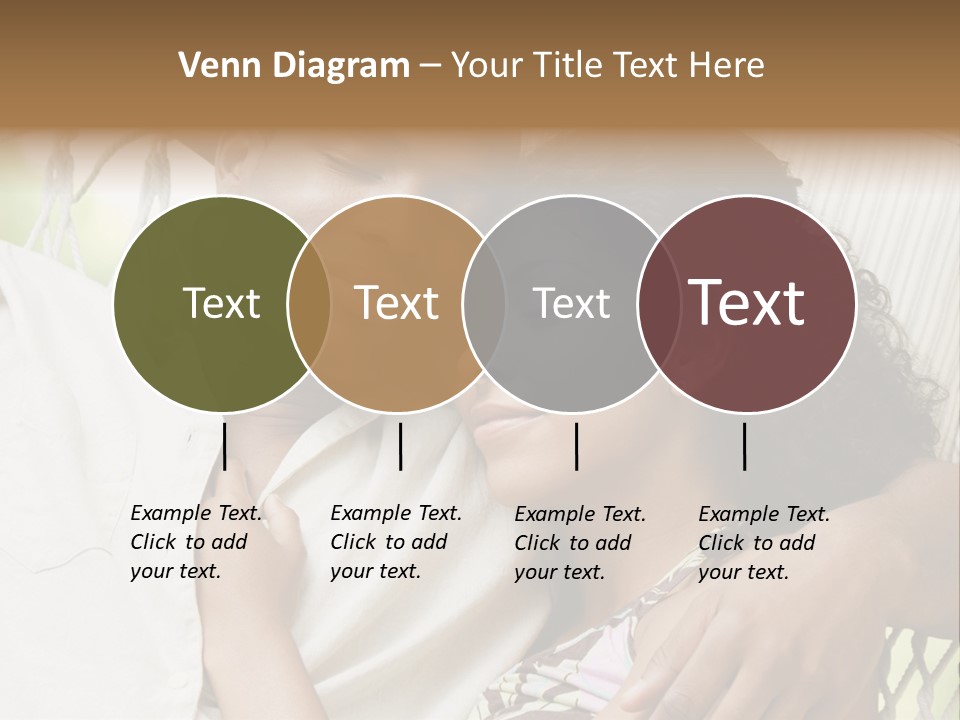 Sleeping Unconcerned Men And Women PowerPoint Template