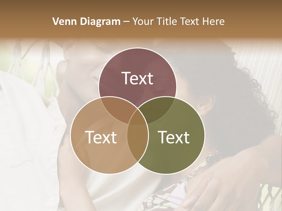 Sleeping Unconcerned Men And Women PowerPoint Template