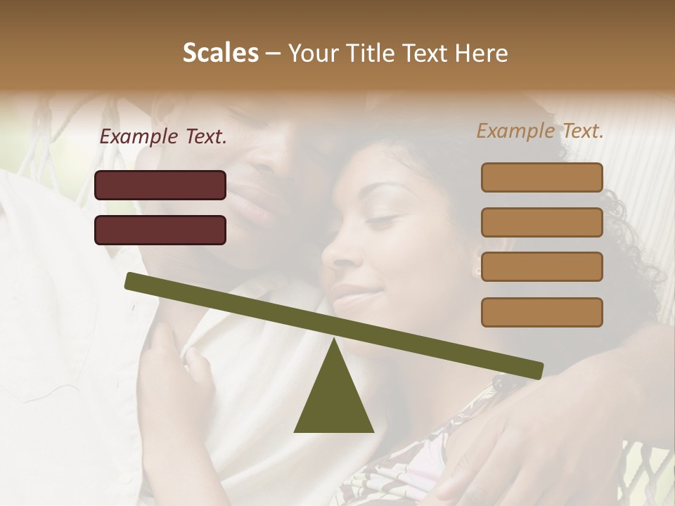 Sleeping Unconcerned Men And Women PowerPoint Template