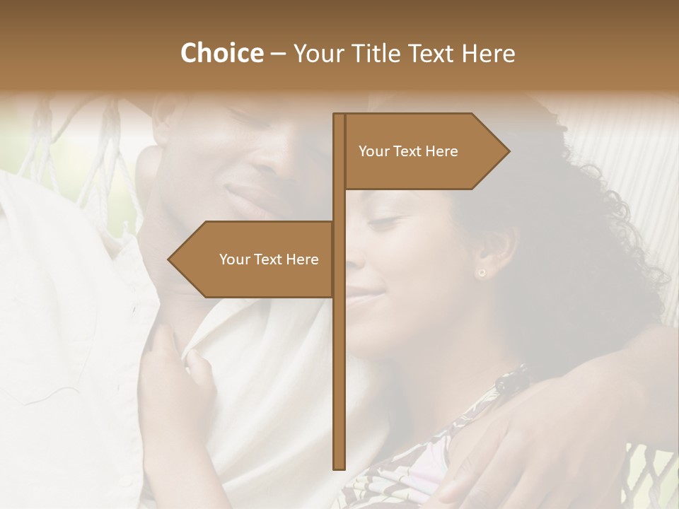 Sleeping Unconcerned Men And Women PowerPoint Template