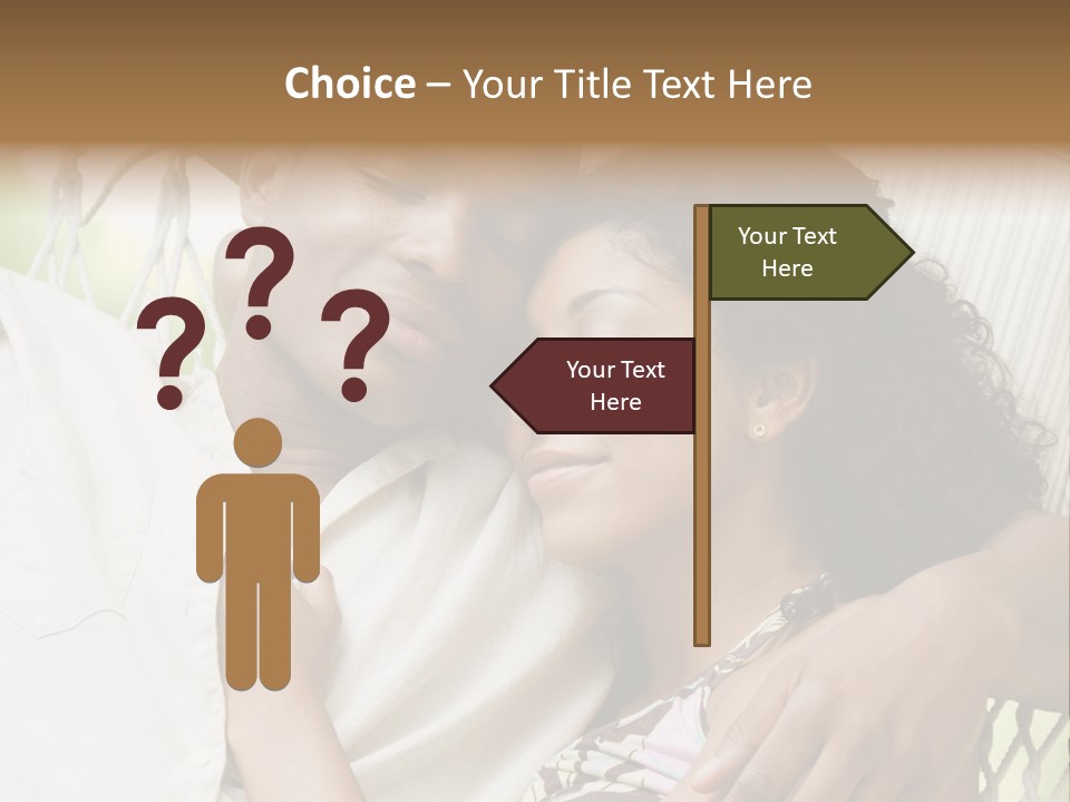 Sleeping Unconcerned Men And Women PowerPoint Template