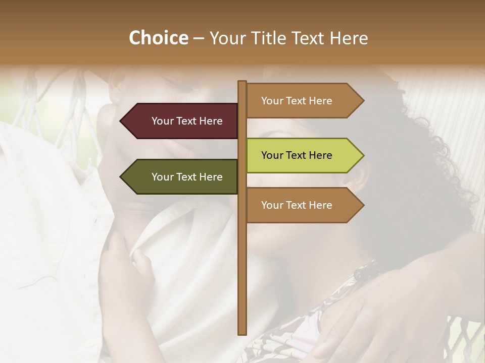 Sleeping Unconcerned Men And Women PowerPoint Template