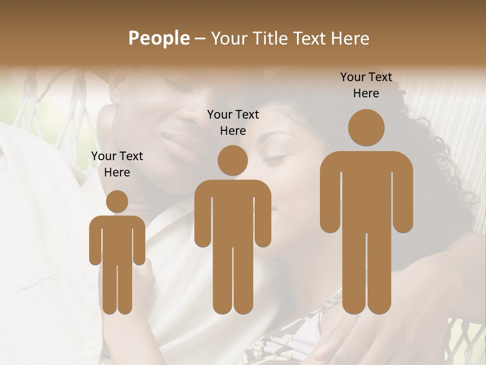 Sleeping Unconcerned Men And Women PowerPoint Template