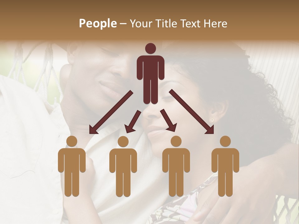 Sleeping Unconcerned Men And Women PowerPoint Template