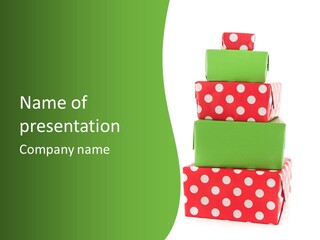 Nobody Isolated Green PowerPoint Template