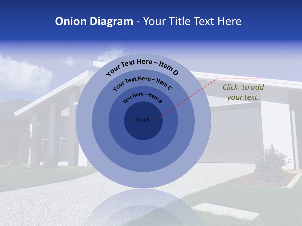 Blue Living Grey PowerPoint Template