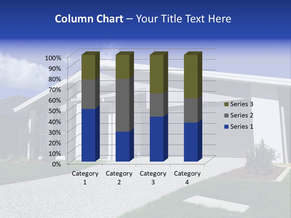 Blue Living Grey PowerPoint Template