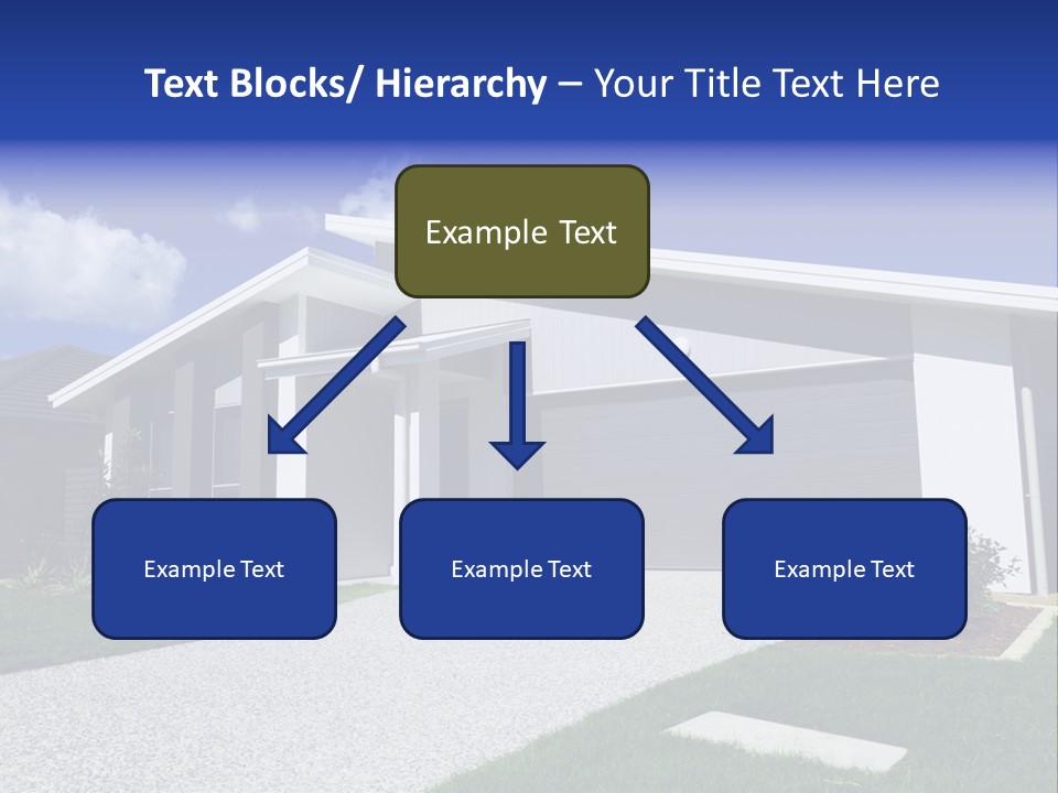Blue Living Grey PowerPoint Template