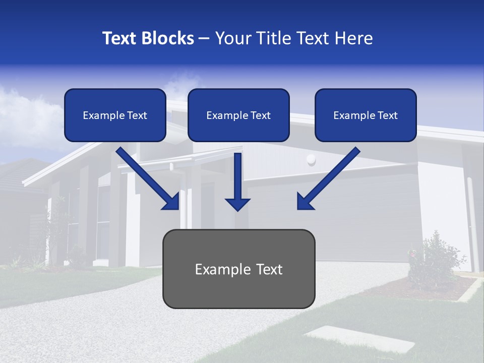 Blue Living Grey PowerPoint Template