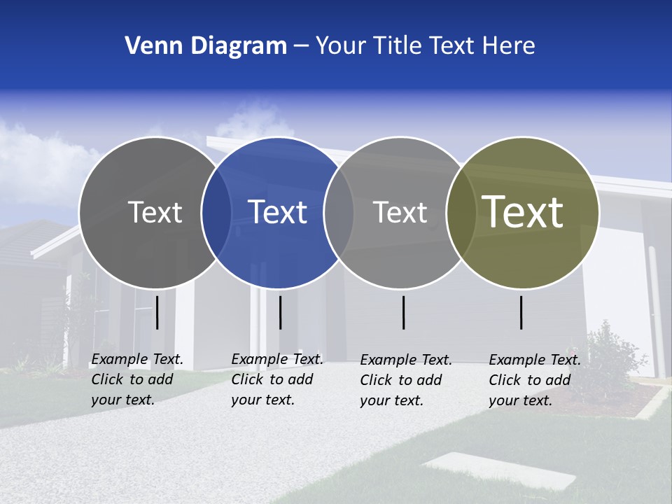 Blue Living Grey PowerPoint Template