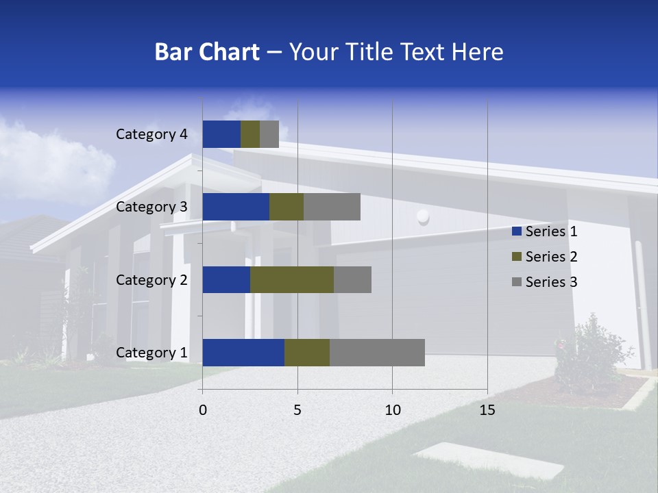 Blue Living Grey PowerPoint Template