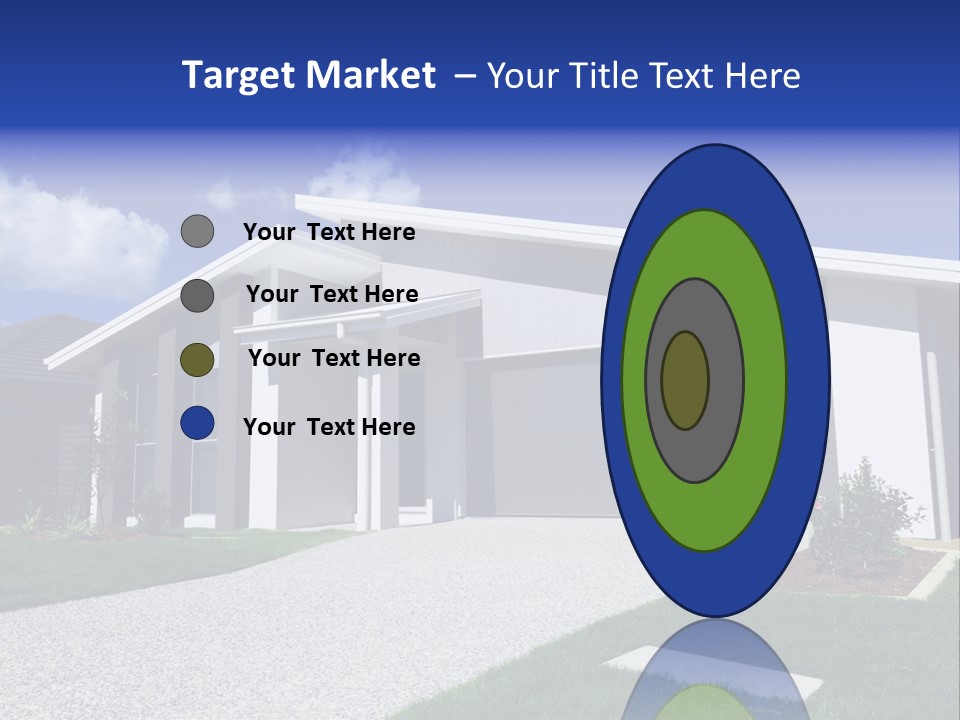 Blue Living Grey PowerPoint Template