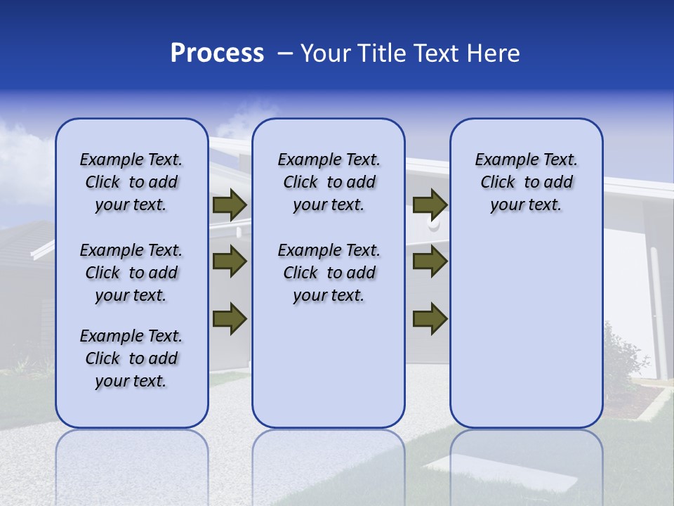 Blue Living Grey PowerPoint Template