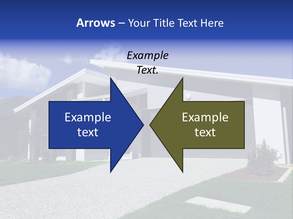 Blue Living Grey PowerPoint Template