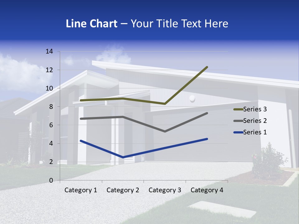 Blue Living Grey PowerPoint Template