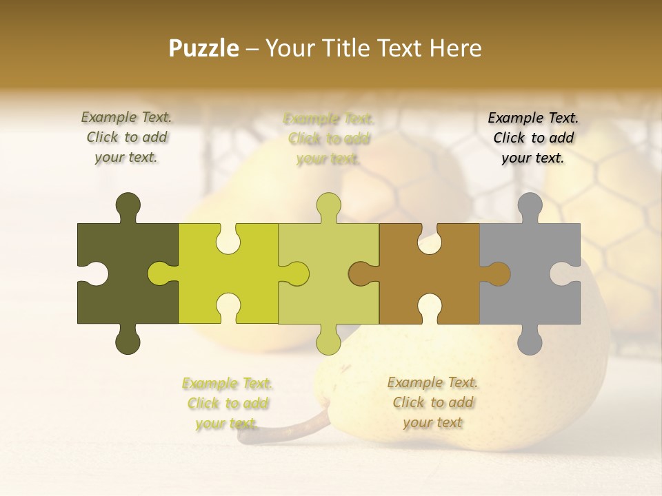 Couple Vitamin Color PowerPoint Template