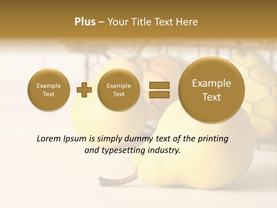 Couple Vitamin Color PowerPoint Template