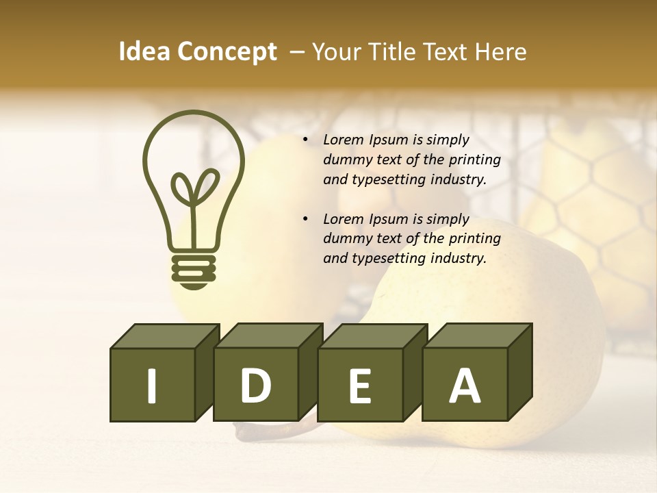 Couple Vitamin Color PowerPoint Template