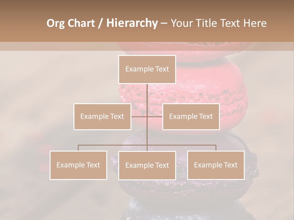 A Stack Of Colorful Macaroons Sitting On Top Of Each Other PowerPoint Template