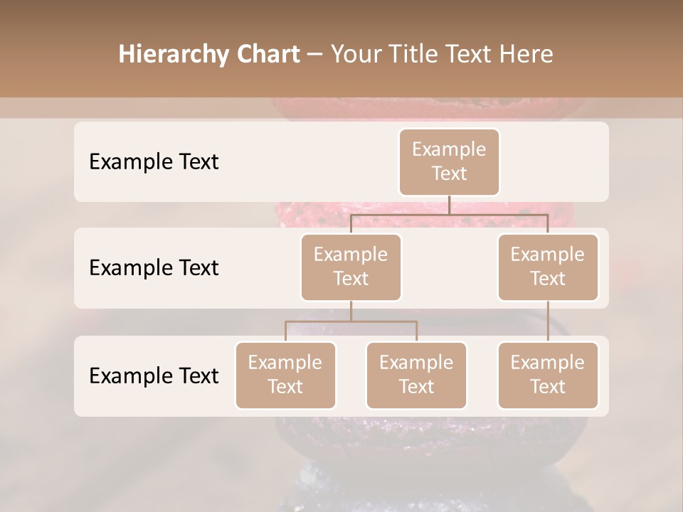 A Stack Of Colorful Macaroons Sitting On Top Of Each Other PowerPoint Template
