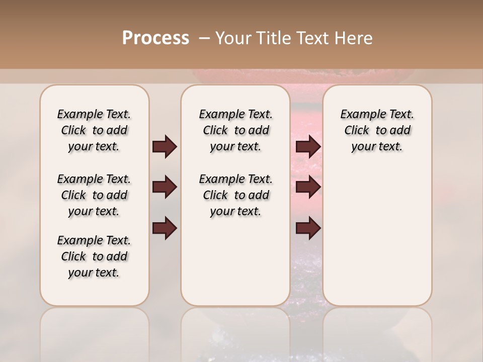 A Stack Of Colorful Macaroons Sitting On Top Of Each Other PowerPoint Template
