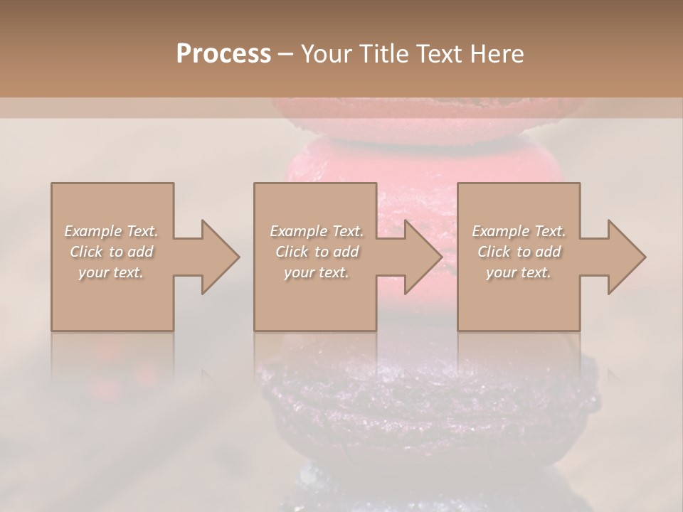 A Stack Of Colorful Macaroons Sitting On Top Of Each Other PowerPoint Template