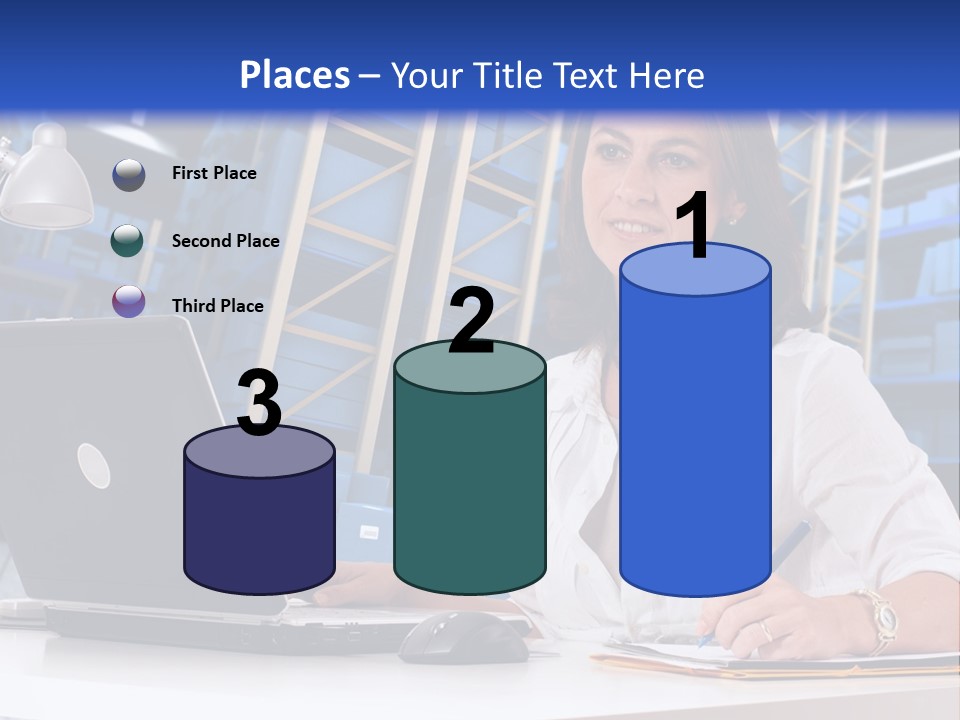 Depot Stock Working PowerPoint Template