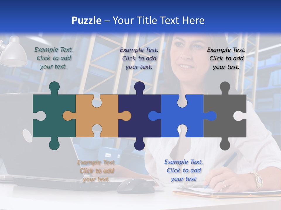Depot Stock Working PowerPoint Template