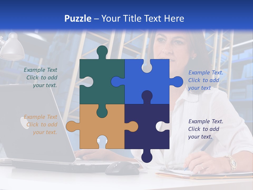 Depot Stock Working PowerPoint Template