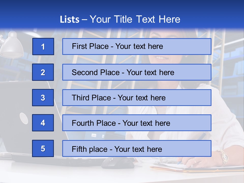 Depot Stock Working PowerPoint Template