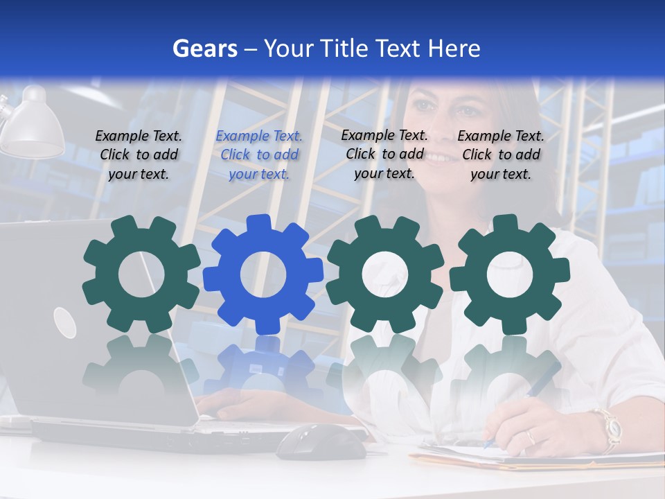 Depot Stock Working PowerPoint Template