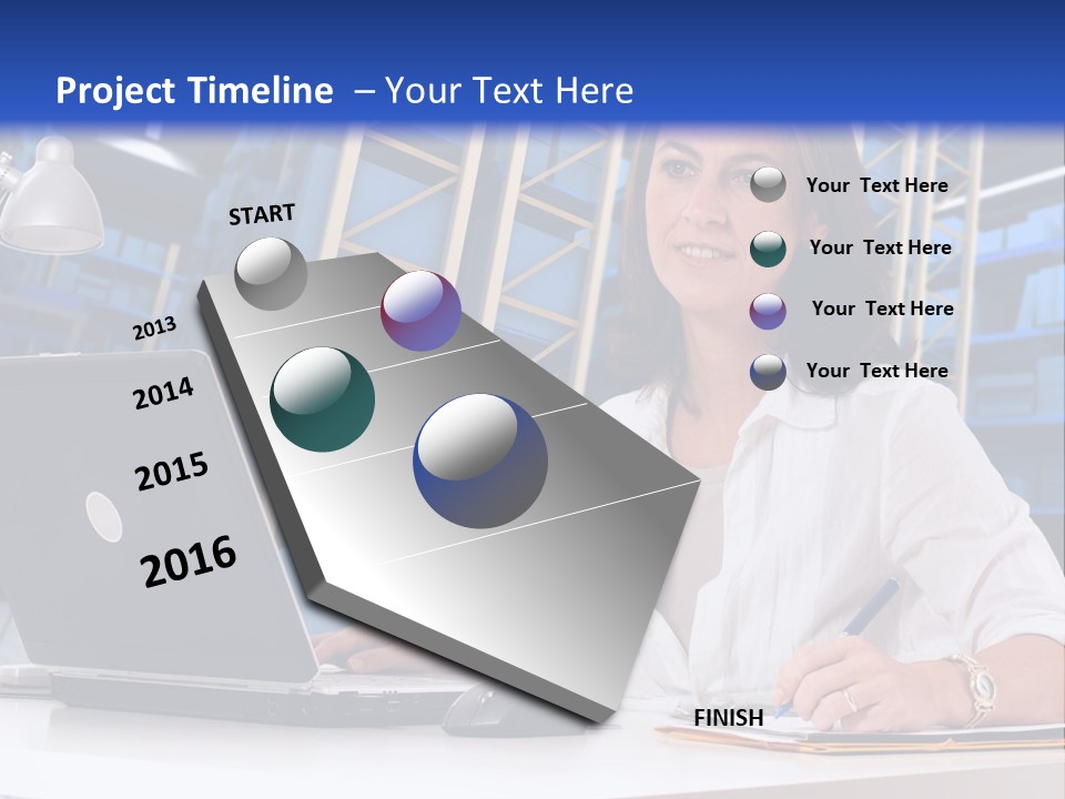 Depot Stock Working PowerPoint Template